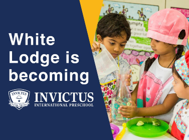 White Lodge Singapore is rebranding as Invictus International Preschool!